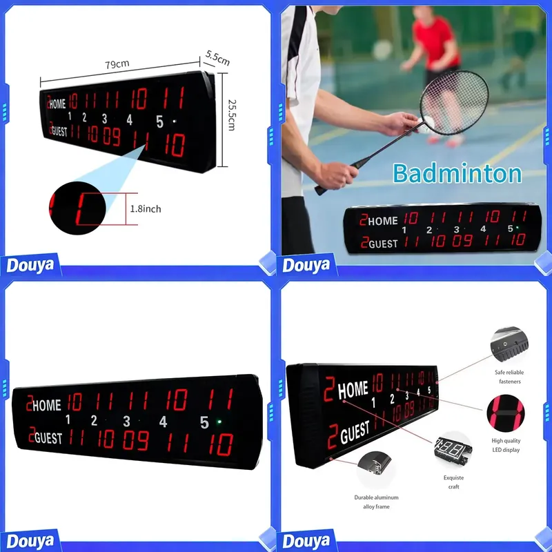 Table Tennis Scoring - YIZHI 5 Innings Score Record Display