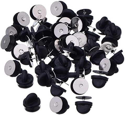 Butterfly Rubber Sheet - 20 Pairs Rubber Blank Pin Backs