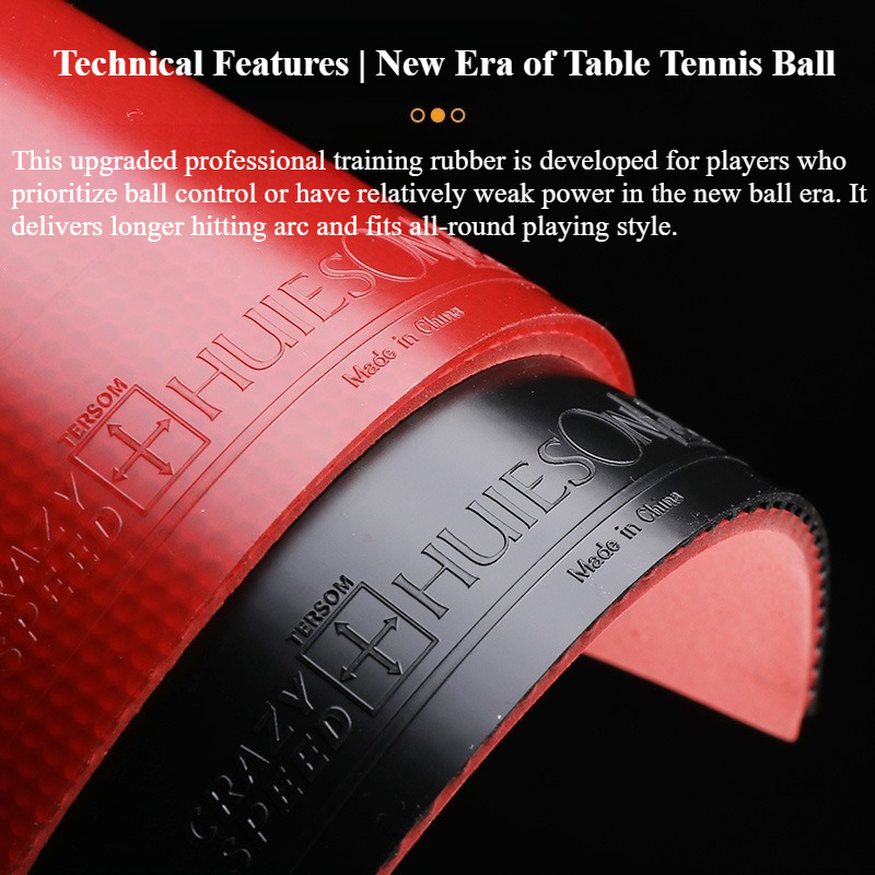 Huieson CRAZY SPEED Table Tenn - Table Tennis Rubber recension och pris