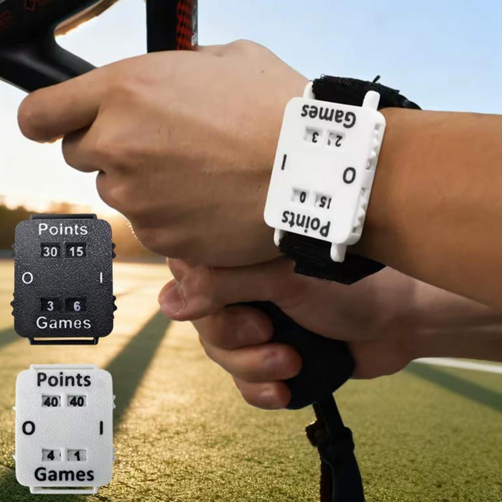Tennis Score Counter Watch Wit - Wristband Ping Pong recension och pris