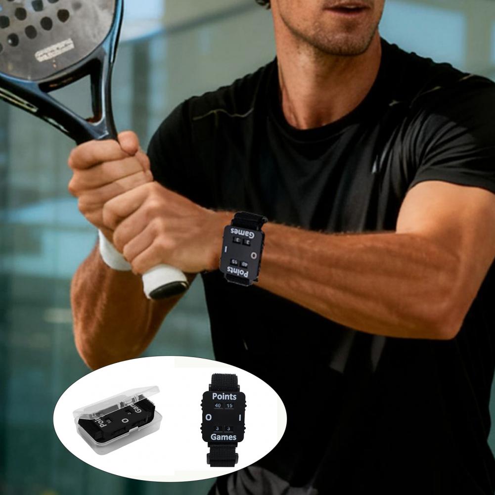 Tennis Score Counter Watch Wit - Wristband Ping Pong recension och pris
