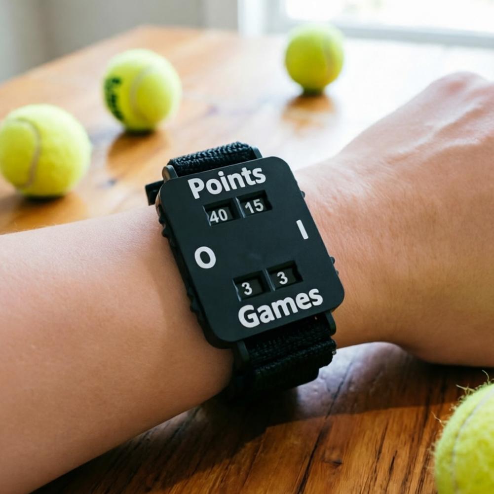 Tennis Score Counter Watch Wit - Wristband Ping Pong recension och pris