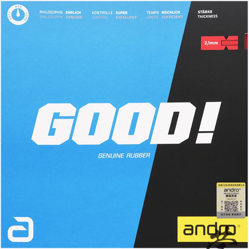 Andro GOOD Table Tennis Rubber - Table Tennis Rubber recension och pris