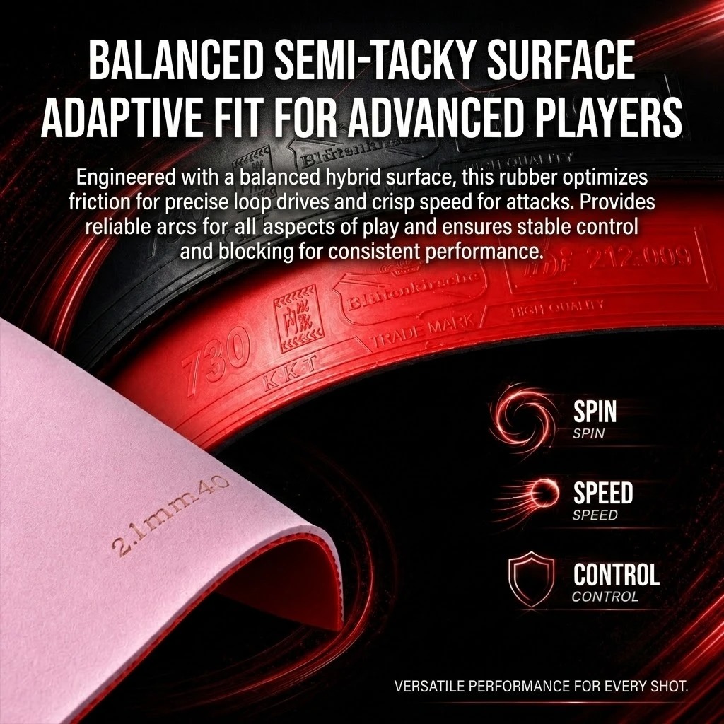 Kokutaku Table Tennis Racket R - Table Tennis Rubber recension och pris