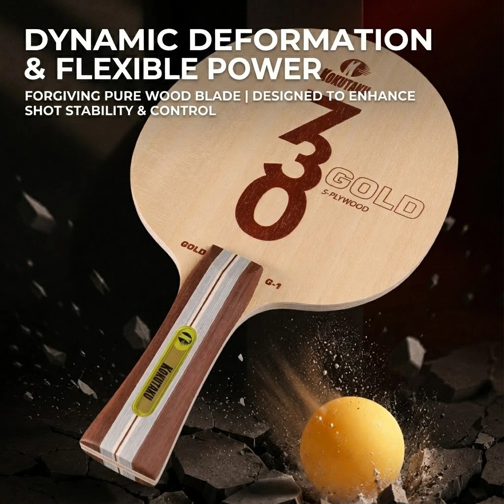 Kokutaku Table Tennis Blade FL - Table Tennis Rubber recension och pris