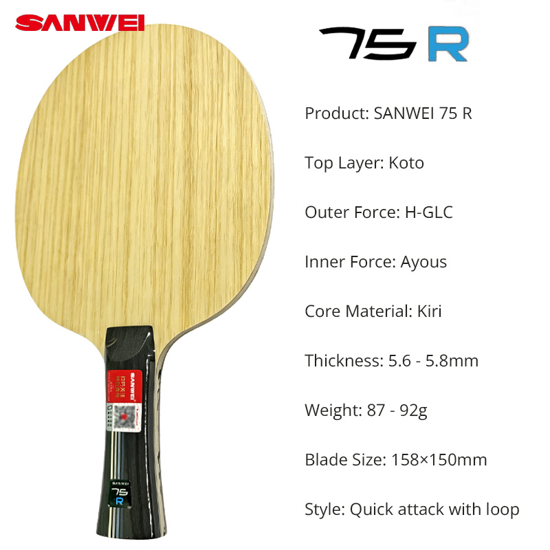 SANWEI 75R 75G Table Tennis Bl - Table Tennis Eleven recension och pris