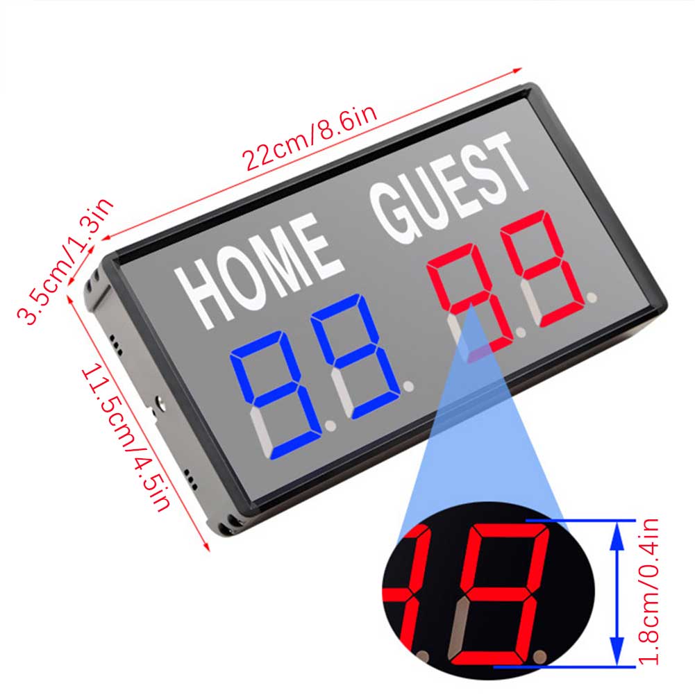 4-Digit LED Electronic Score K - Table Tennis Scoring recension och pris