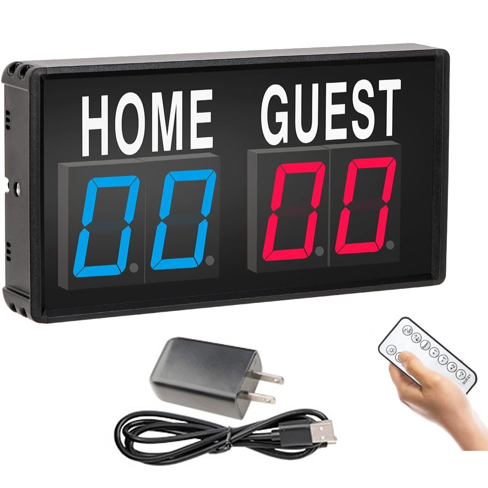 Portable 4 Digit LED Scoreboar - Table Tennis Scoring recension och pris