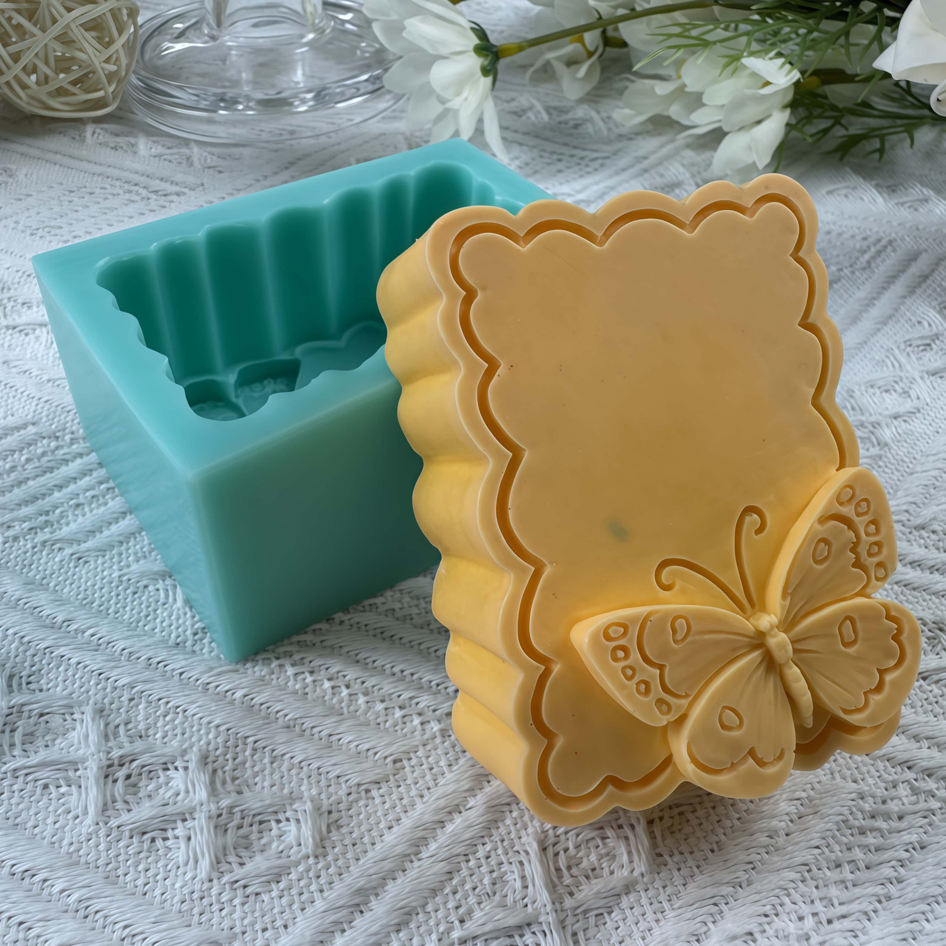 Butterfly Flower Soap Mold DIY - Butterfly Rubber Sheet recension och pris