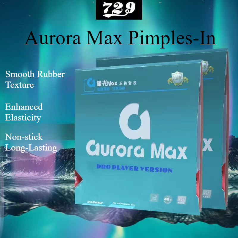 729 Friendship Aurora Max Tabl - Table Tennis Rubber recension och pris