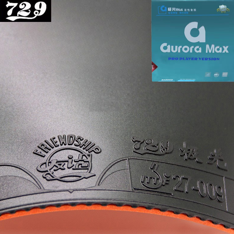 729 Friendship Aurora Max Tabl - Table Tennis Rubber recension och pris
