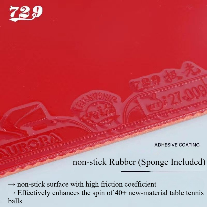 729 Friendship Aurora Max Tabl - Table Tennis Rubber recension och pris
