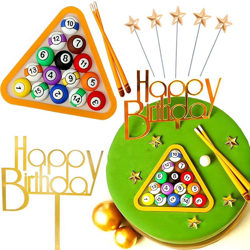 Billiard Ball Cake Decoration  - Table Tennis Balls recension och pris