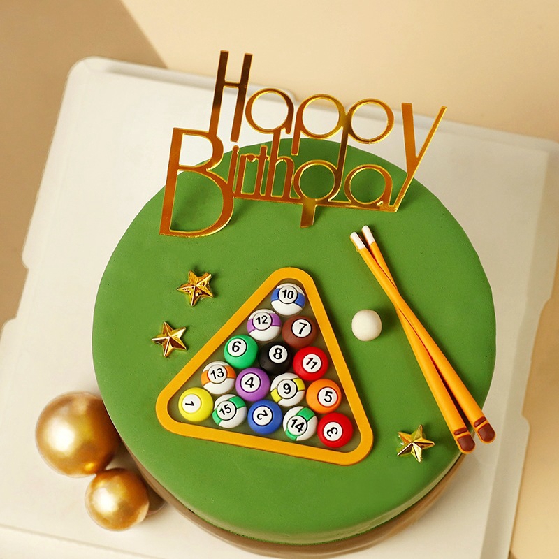 Billiard Ball Cake Decoration  - Table Tennis Balls recension och pris