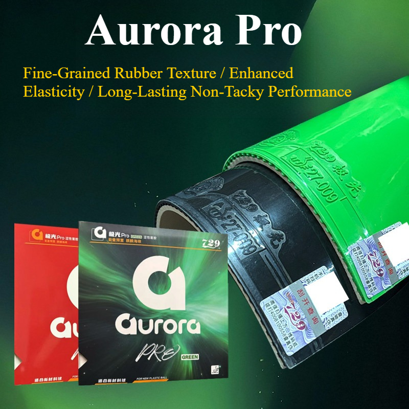 729 Friendship Aurora Pro Gree - Table Tennis Rubber recension och pris