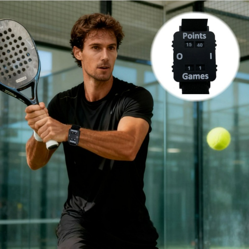 Tennis Score Counter Watch Wit - Wristband Ping Pong recension och pris