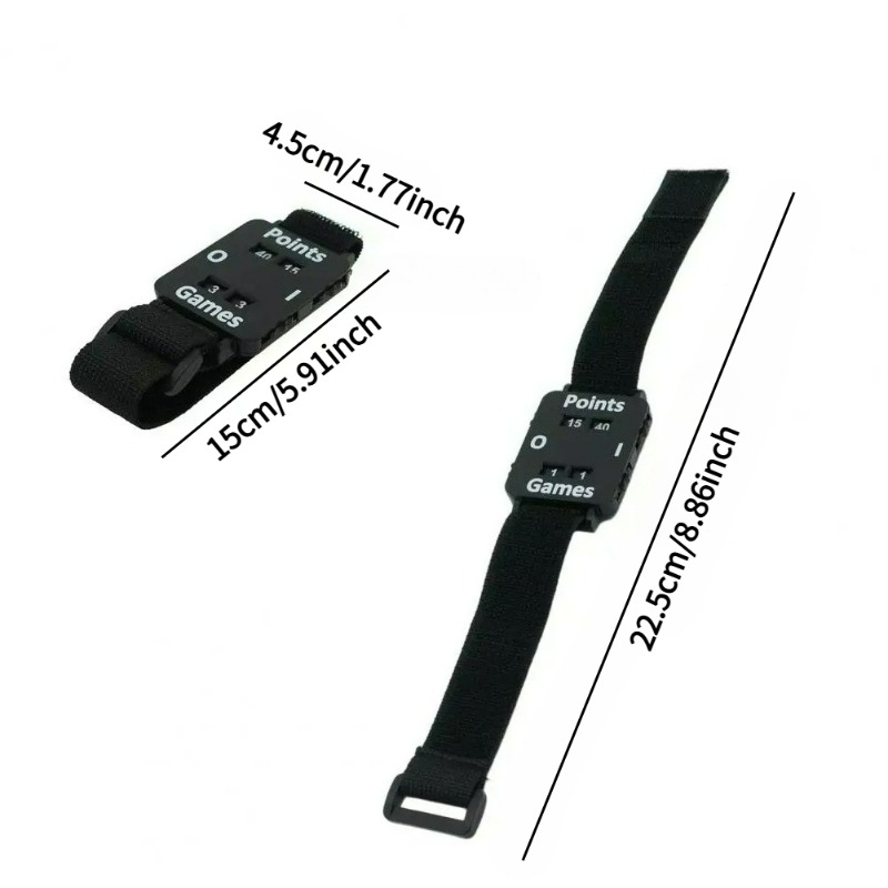 Tennis Score Counter Watch Wit - Wristband Ping Pong recension och pris
