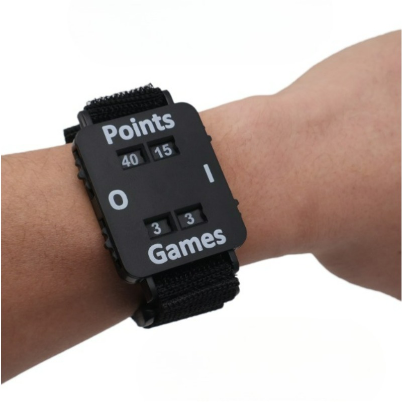 Tennis Score Counter Watch Wit - Wristband Ping Pong recension och pris